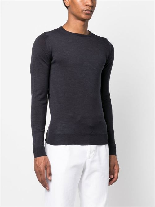 Lundy sweater JOHN SMEDLEY | LUNDYHEPBURNSMOKE